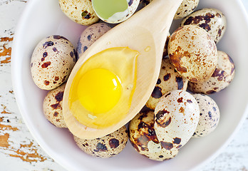 Image showing quail eggs