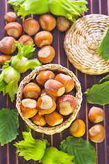 Image showing hazelnuts