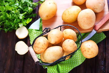 Image showing raw potato