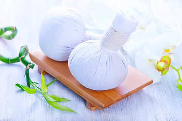 Image showing ingredients for massage