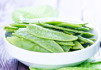 Image showing green peas