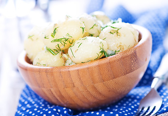 Image showing boiled potato