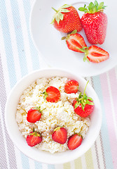 Image showing cottage with strawberry