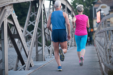 Image showing couple jogging