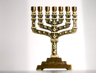 Image showing Menorah, close-up