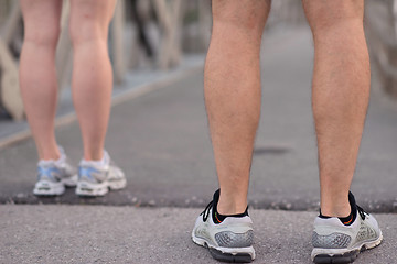 Image showing couple jogging