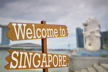 Image showing Welcome to Singapore