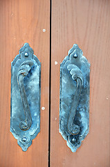 Image showing Lock and door handles