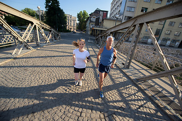 Image showing couple jogging