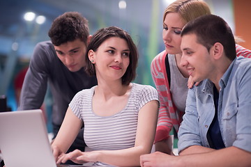 Image showing students group study