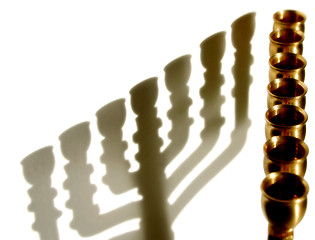 Image showing Menorah, close-up