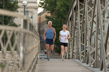 Image showing couple jogging