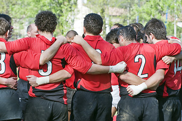 Image showing Team briefing