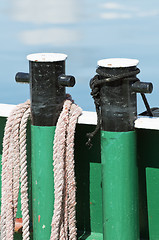 Image showing Mooring bitt