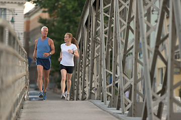 Image showing couple jogging