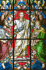 Image showing Stained glass window