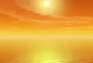 Image showing Sunset. Background