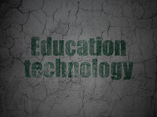 Image showing Studying concept: Education Technology on grunge wall background