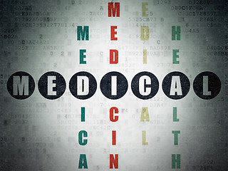 Image showing Health concept: Medical in Crossword Puzzle