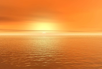 Image showing Sunset. Background