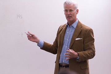 Image showing portrait of handsome teacher