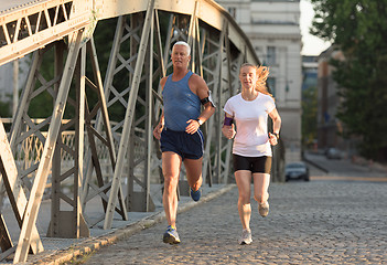 Image showing couple jogging