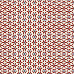 Image showing Red abstract pattern background