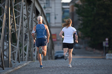 Image showing couple jogging