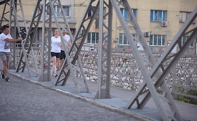 Image showing couple jogging