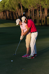 Image showing golf instructions