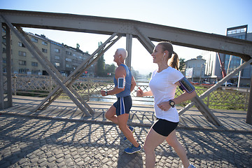 Image showing couple jogging