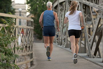 Image showing couple jogging