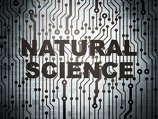 Image showing Science concept: circuit board with Natural Science