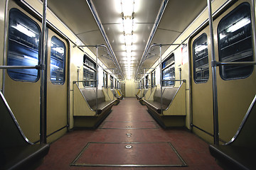 Image showing carriage Moscow subway interior