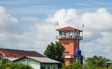 Image showing Airport control tower in Myeik, Myanmar