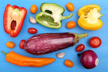Image showing Colored vegetables.