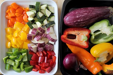 Image showing Colored vegetables.