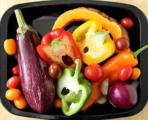 Image showing Colored vegetables.