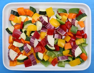 Image showing Colored vegetables.