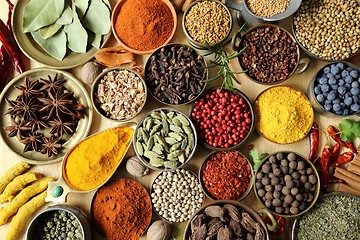 Image showing Indian spices.