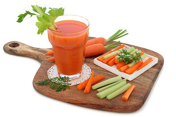 Image showing Carrot and Celery Health Drink