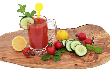 Image showing Tomato Juice Health Drink