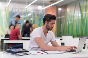 Image showing male student in classroom