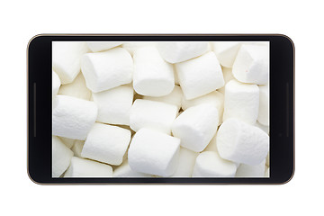 Image showing Marshmallow in Android smartphone