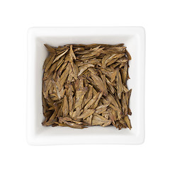 Image showing Chinese tea - Longjing tea leaves