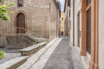 Image showing scenery in Fabriano Italy Marche