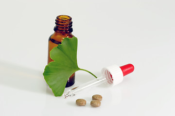 Image showing Herbal pills
