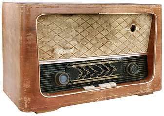 Image showing Wooden Radio Cutout