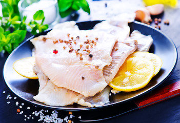 Image showing raw fish