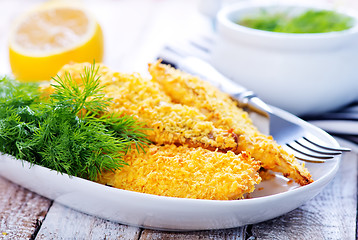 Image showing fried fish